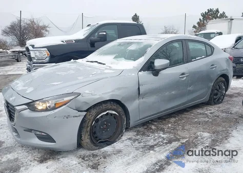 2018 Mazda Mazda3 Sport из США, поврежденный, VIN 3MZBN1U75JM264950